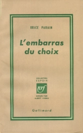 L'Embarras du choix