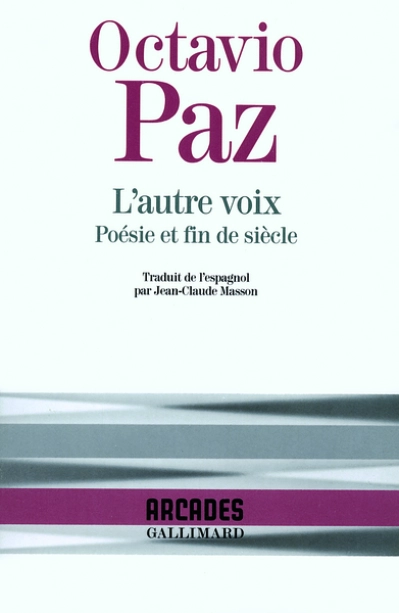 L'Autre voix : Poésie et fin de siècle
