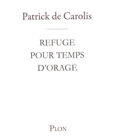 Refuge pour temps d'orage (1CD audio)