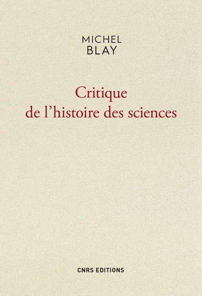 Critique de l'histoire des sciences