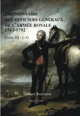 Dictionnaire des officiers généraux de l'Armée royale