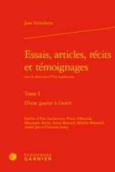 Essais, articles, récits et témoignages