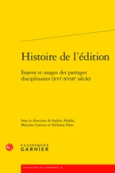 Histoire de l'édition