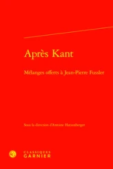 Après Kant