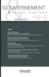 Gouvernement et action publique T12-2