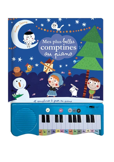Mon livre piano - mes plus belles comptines