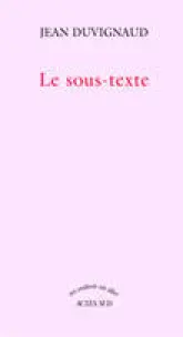 Le sous-texte