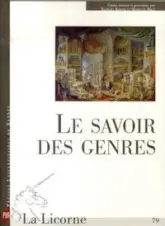 Le savoir des genres