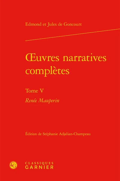 oeuvres narratives complètes