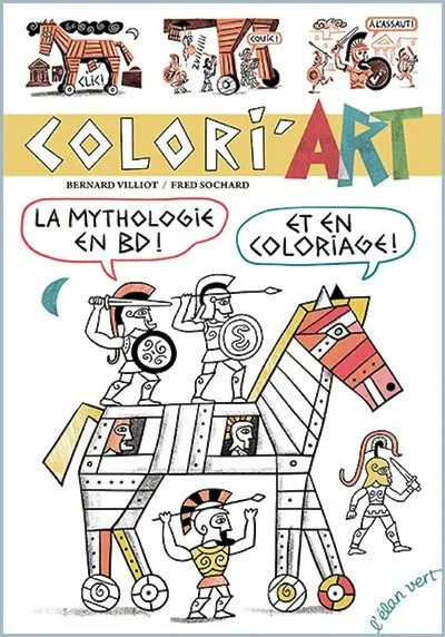 Colori'art - la mythologie en BD ! Et en coloriage ! scénari