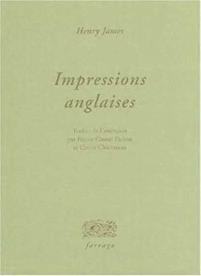 Impressions anglaises