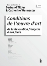 Conditions de l'œuvre d'art de la révolution française à nos