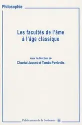 Les facultés de l'âme à l'âge classique