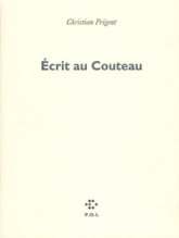 Écrit au Couteau