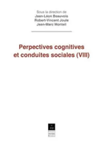 PERSPECTIVES COGNITIVES ET CONDUITES SOCIALES 8